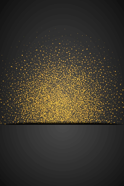 矢量金色碎沙颗粒炫光