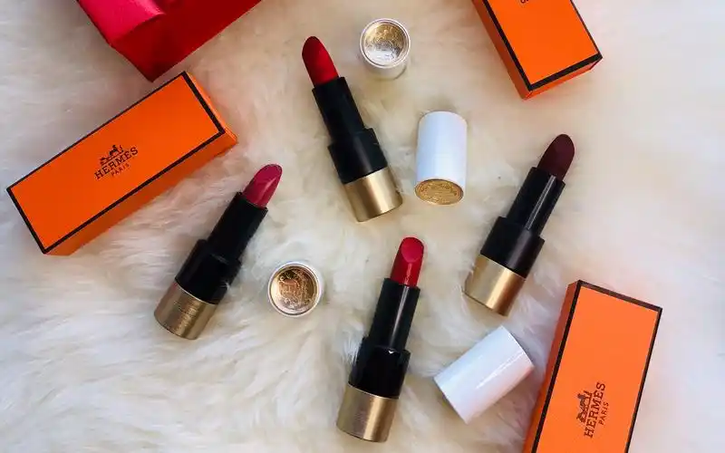 爱马仕口红试色热门色号无滤镜试色