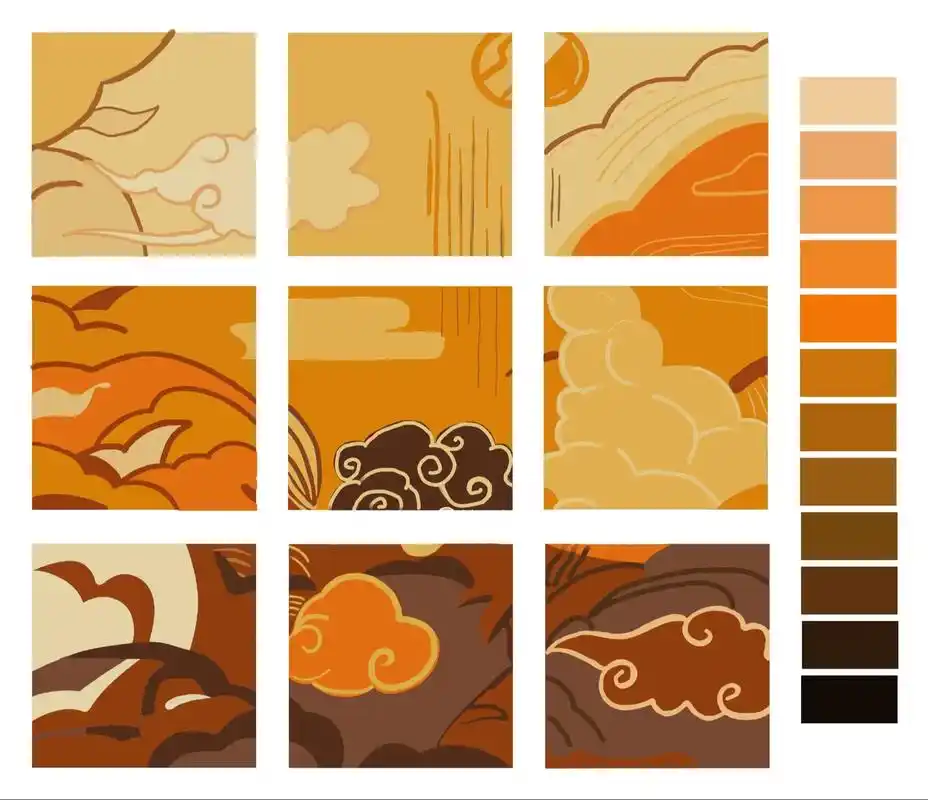 色彩构成《色彩明度对比》作品来自数字媒体23-5班 #大学生 - 抖音