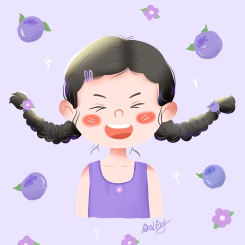 可爱的水果女孩头像