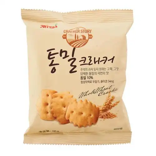 【中粮海外直采】mizzi 蜜滋全麦饼干 60g (韩国进口 袋装)