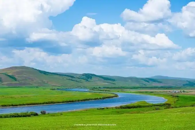 时光之旅草地牧歌蓝天白云呼伦贝尔大草原醉美拍摄自由行呼伦贝尔旅游