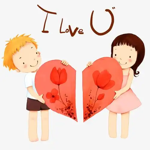 爱心男孩女孩