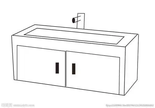 洗手台简笔画 洗手台简笔画幼儿园