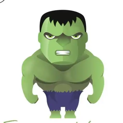 绿巨人的简笔画 绿巨人的简笔画图片大全