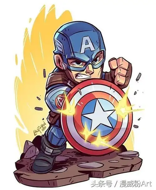 漫威q版人物|插画|儿童插画|阎少龙 - 原创作品 - 站酷 (zcool)