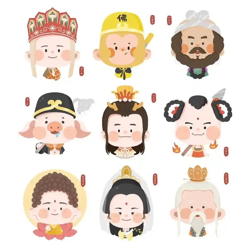 西游记q版头像合辑.#创作灵感 #西游记 #画画 #q版人物 - 抖音