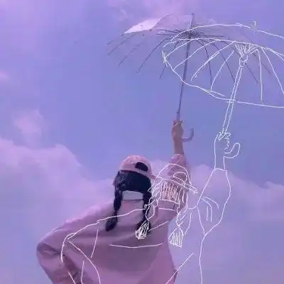 背影女生头像 | 可爱小清新女头像