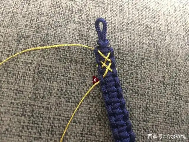 跟我学编绳之青丝手链图解