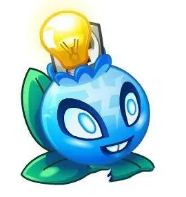 植物大战僵尸2电击蓝莓简笔画