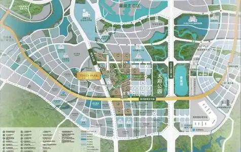 天府新区中央商务区西区规划一览