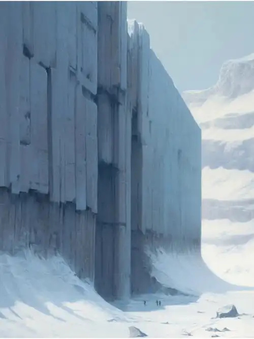 无法翻越的南极冰墙!