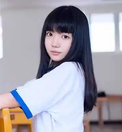 小清新直发发型图片精选,学生美眉最爱