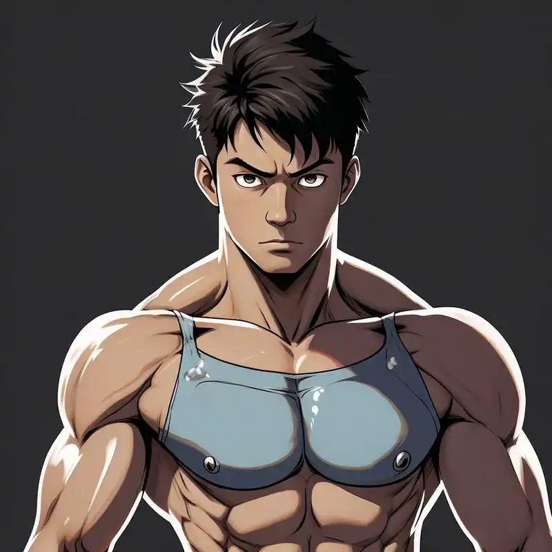 94八块腹肌漫画风头像96