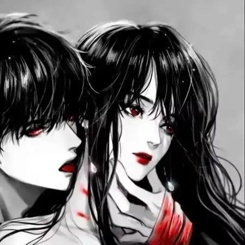 情侣头像动漫深色系_头像图片_扣扣乐园