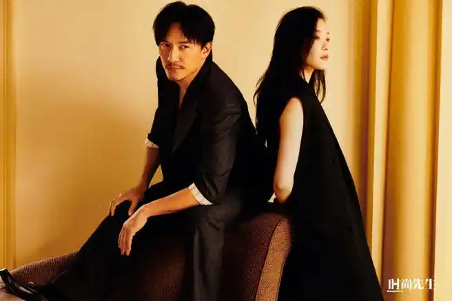 张震倪妮时尚先生双人封##张震倪妮美丽的邂逅