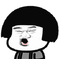 动漫gif搞笑gif吹头发gif吹刘海gif蘑菇头gif