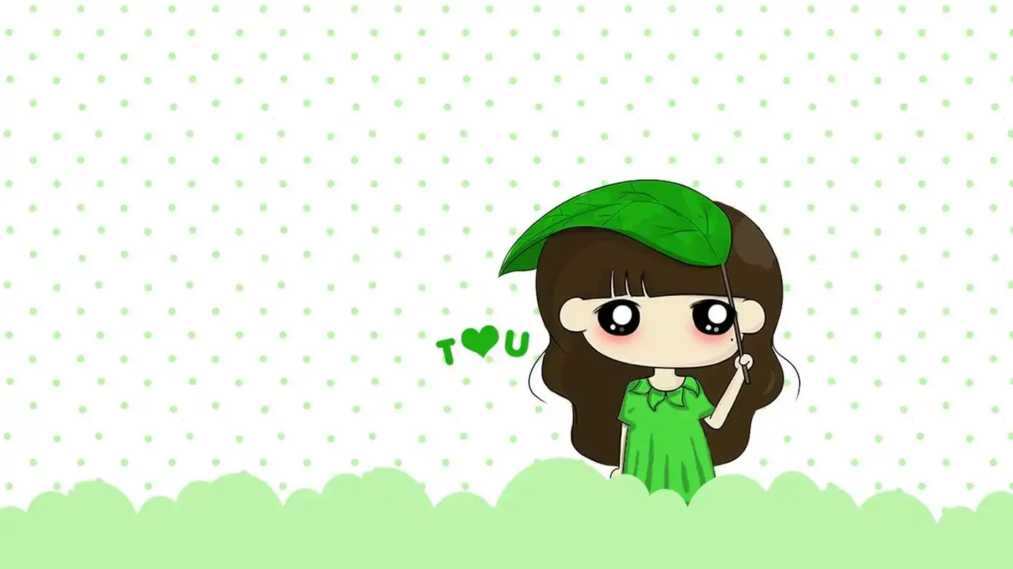 动漫小女孩小希卡通图片桌面壁纸