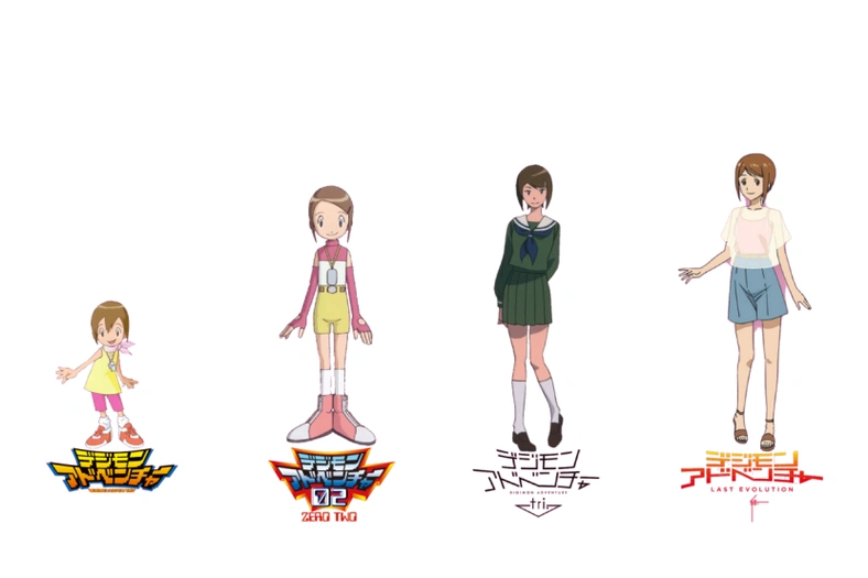 「数码宝贝」回顾下动画里八神光和她的拍档迪路兽的各种进化