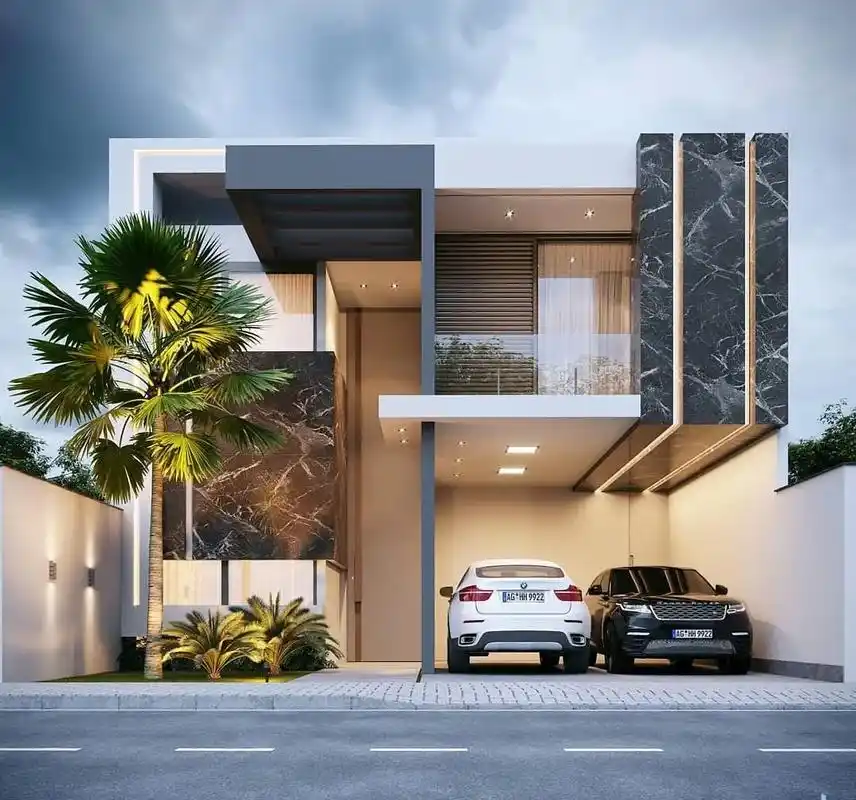 六款现代别墅给你选,哪一个会是你心动的老家自建房?#别墅设计 - 抖音