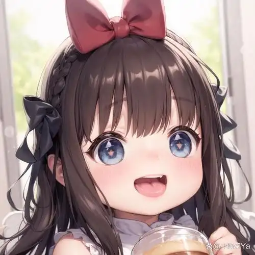 卡通动漫头像|超q萌!这个微胖少女头像壁纸太可爱了!