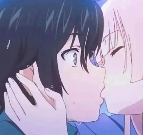 动漫头像女生接吻 动漫头像图片大全 -【爱个性】