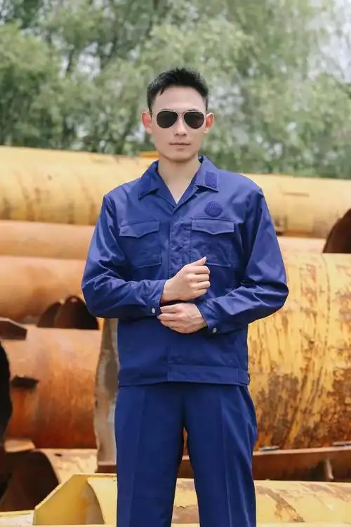 【际华出品】火焰蓝专职春秋备勤服消防员长袖备勤服国家队套装