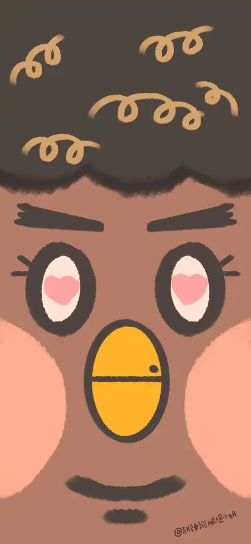 小人国趣味表情手机壁纸