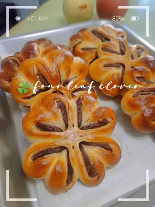 烫种四叶草面包8个