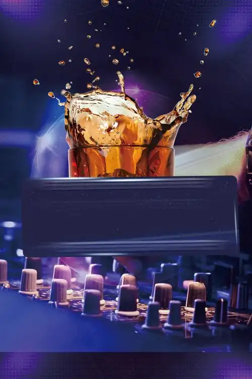 酒吧海报背景素材