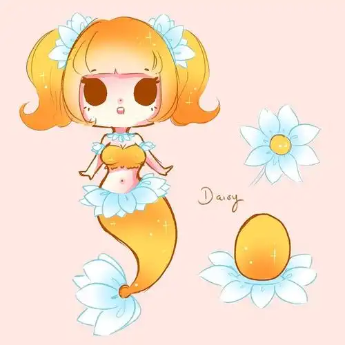 q版美人鱼图片大全超可爱的q版美人鱼插画