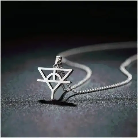 火星定制演唱会高级华晨宇火星标志标志吊坠项链同款男女款锁骨链