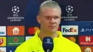 有点可爱贝林厄姆赛后献吻哈兰德