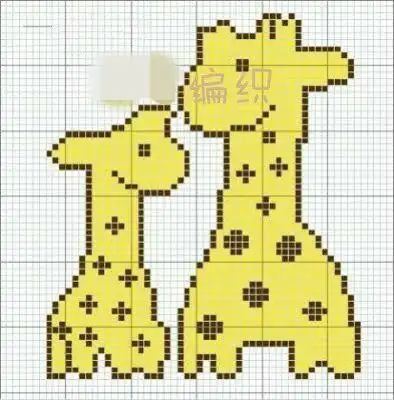 母子情--梅花鹿母子背心(视频) - 明月的棒针艺术 - 明月的棒针艺术