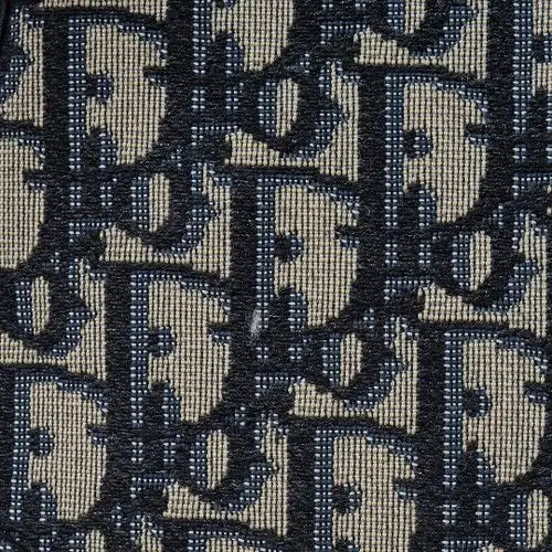 dioroblique帆布印花马鞍包