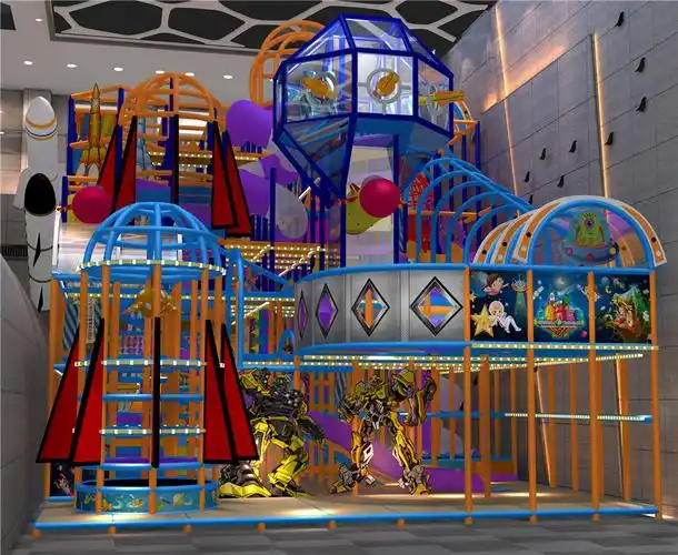 室内儿童乐园设备大型商场儿童游乐玩具超市大小型淘气堡厂家定制