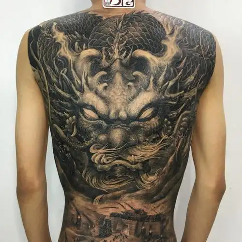 近期的满背作品.请大神们多多指_纹身吧社区 - 纹身大咖