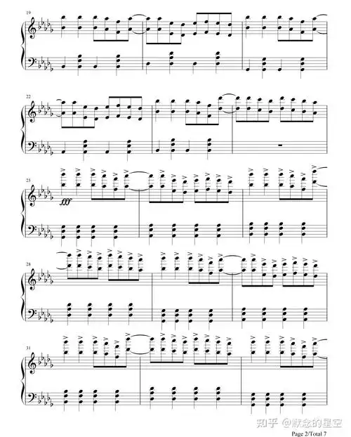 钢琴谱双手简谱双版本janjihorizon