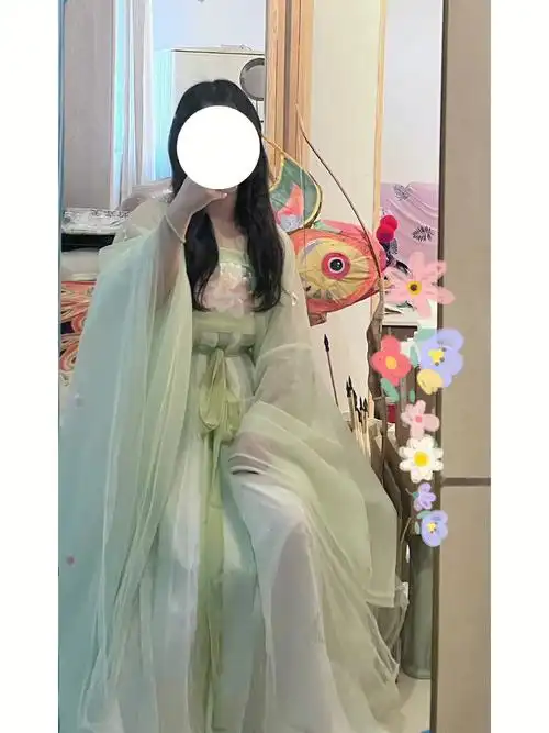 山海记诃子裙繁花悦仙上身测评