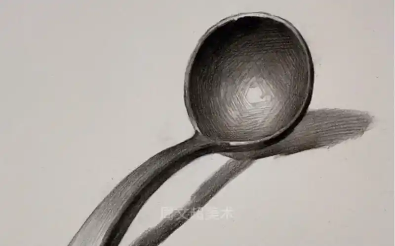 【静物素描】勺子怎么画