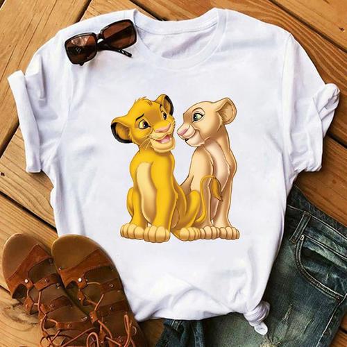 hakuna matata women t-shirt 2020夏季女士短袖狮子王印花t恤