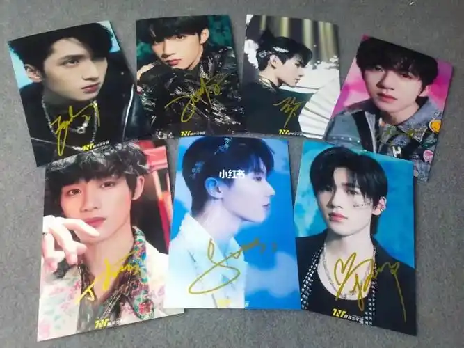 时代少年团个人签名照9415集 下单参与买一送一活动 09#tnt时代