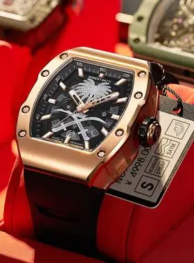 2022新款德国布加迪手表男士全自动机械表名正品牌情人节礼物十大