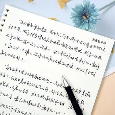 女生字体漂亮硬笔书法练字帖本贴文艺少女体行楷行书临摹神器男生