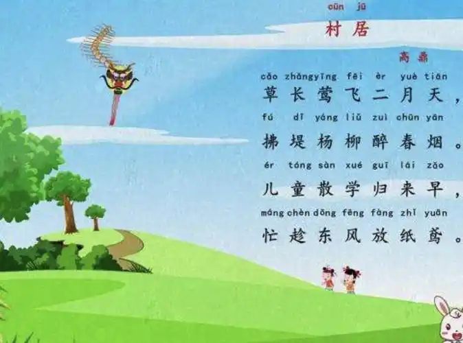 青苹果幼儿园假期停课不停学亲子课程系列活动(第十八 写美篇古诗赏析