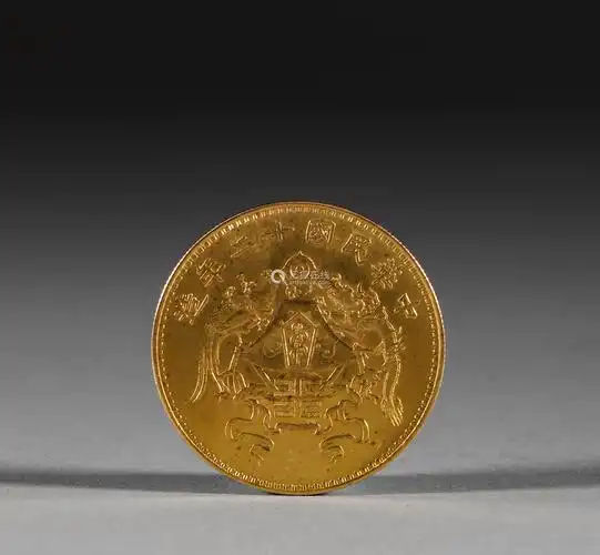 qing dynasty, pure gold coins清代,纯金金币-【成交 价格 图片】