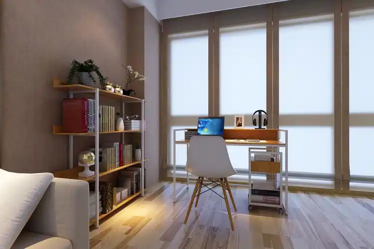 原创作品: 家具3d效果图-书架,书桌,电脑桌,沙发