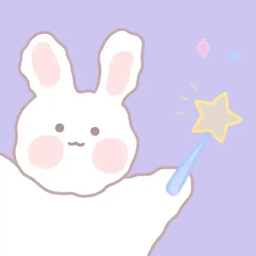 可爱卡通小兔子很适合冬天的头像_6