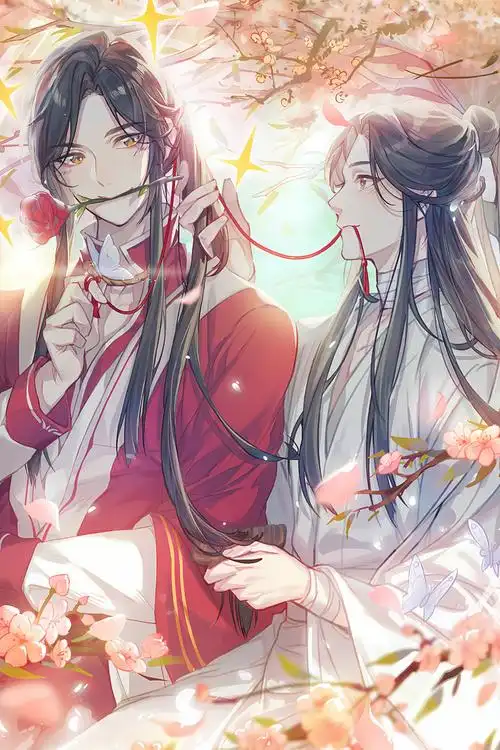 赐福海报定制壁纸挂画墙纸谢怜花城三郎花怜国漫动漫周边天官赐福挂画