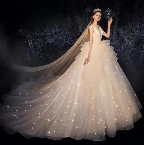 心理测试4款梦幻婚纱你最中意哪一件测挑选男人的眼光如何